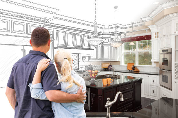Professional Kitchen Flooring technician working in Houlton, WI